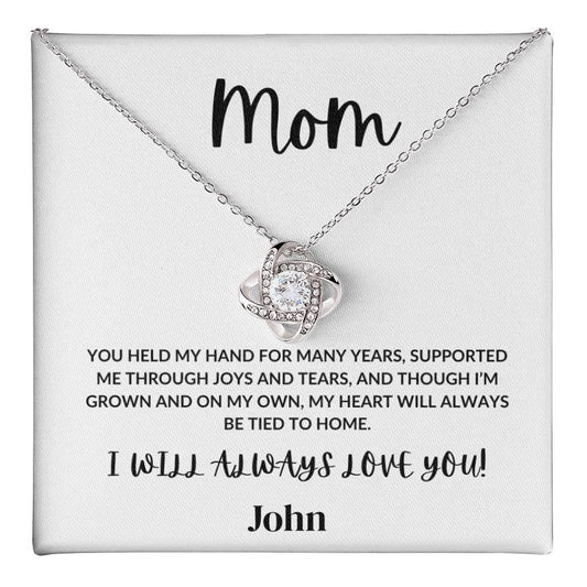 I Love you Forever Necklace For Mom