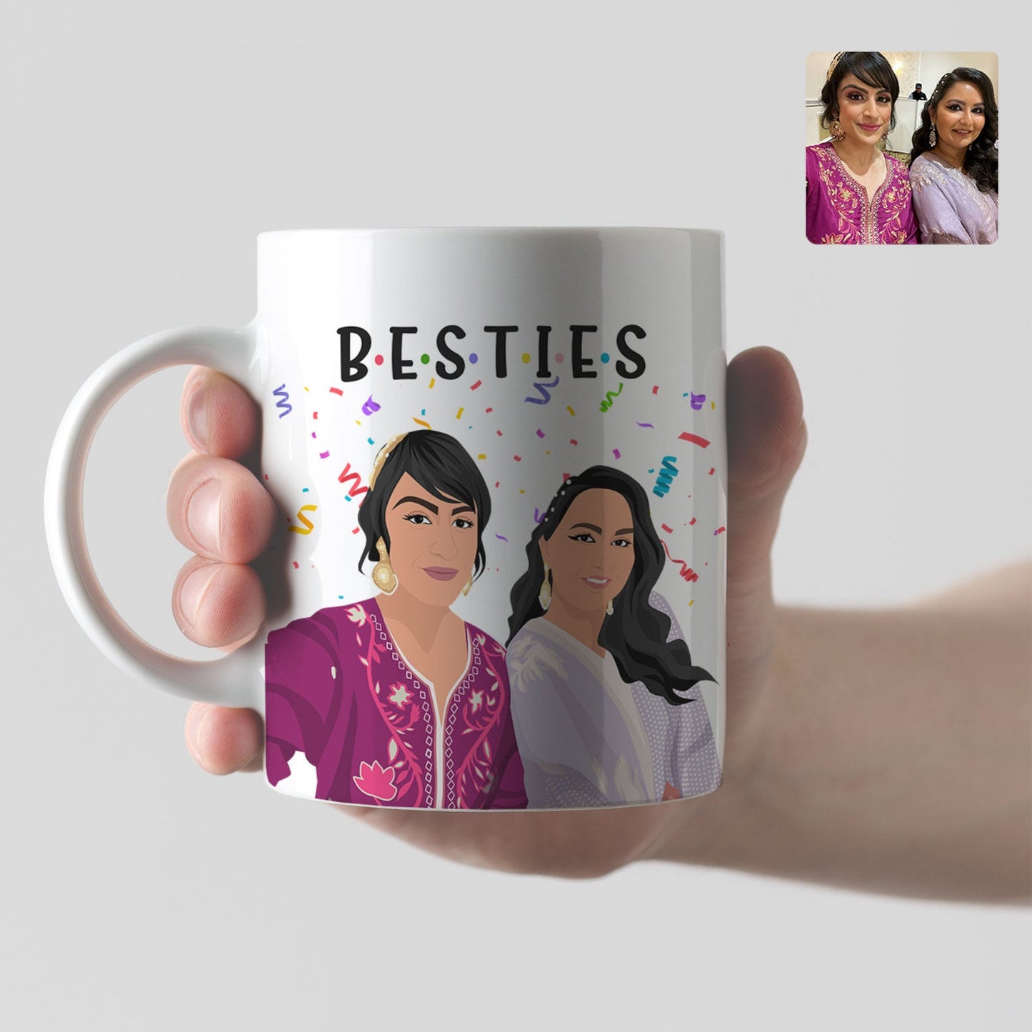 Custom Besties Mug