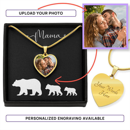 Close to my Heart Necklace - Photo Heart Pendant